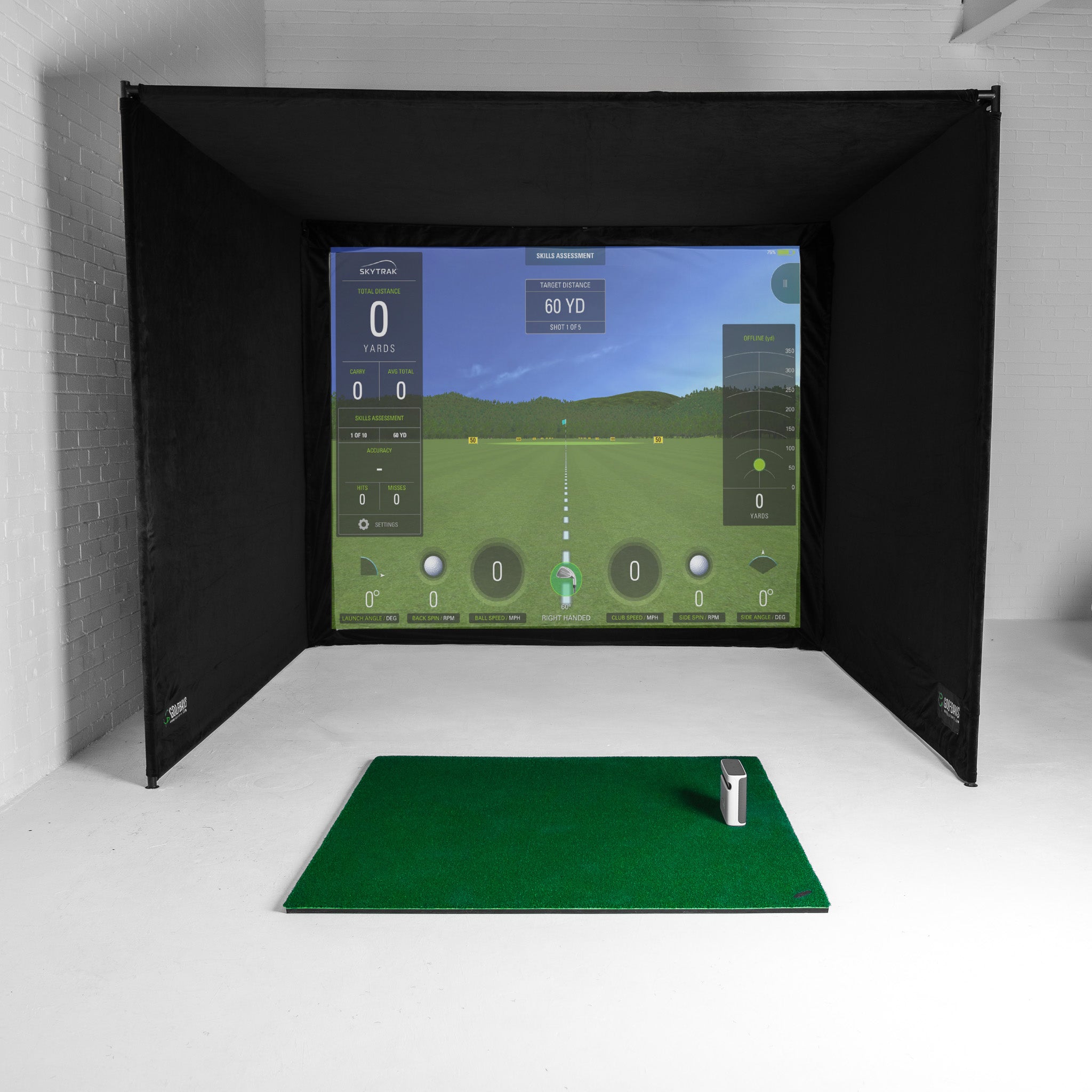 SKYTRAK + Home Golf Simulator Bundel