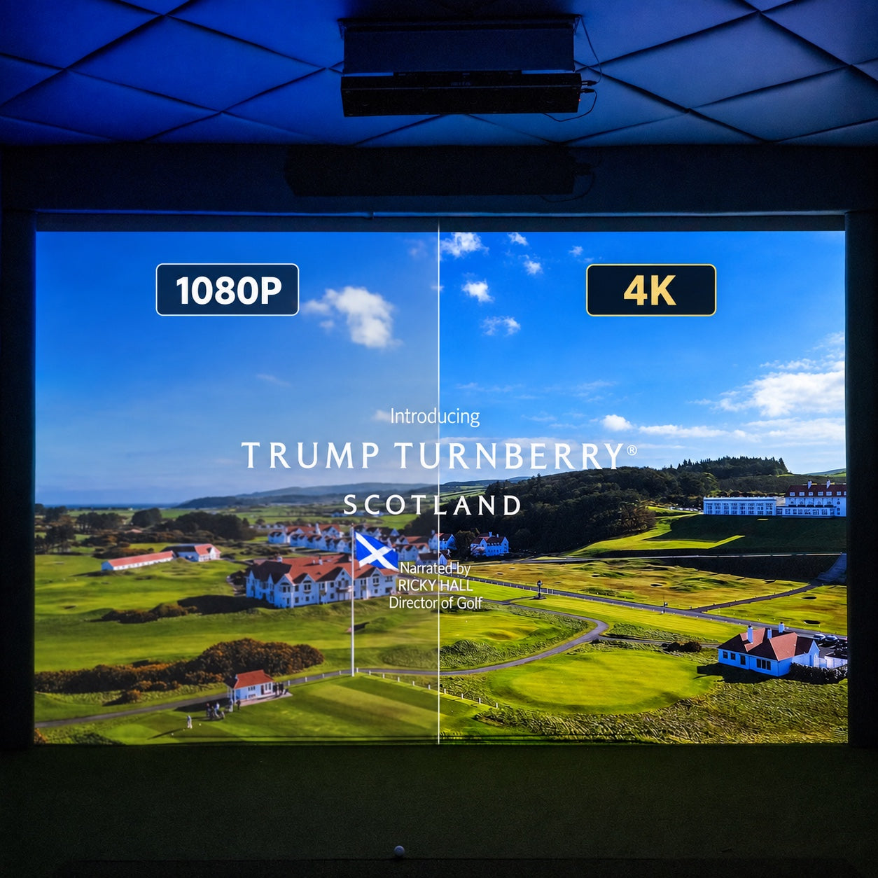 Golfbays Pro+ Golfsimulator-slagscherm 4K