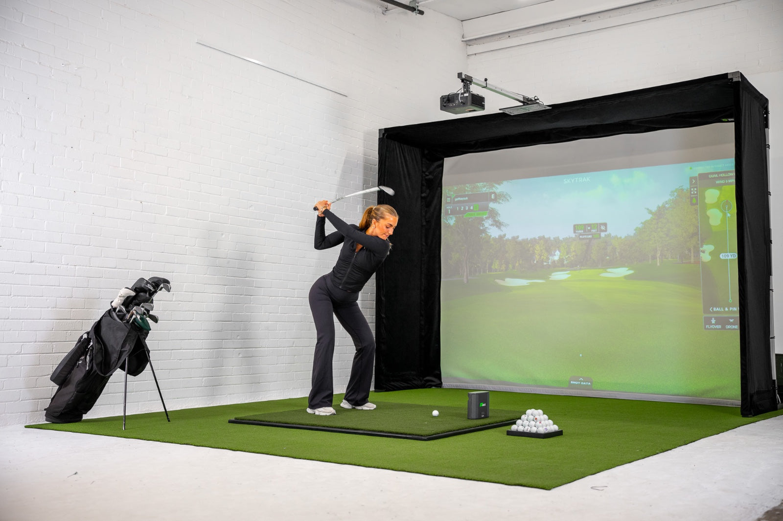 GolfBays Lux Golf Simulator Sla-omheining
