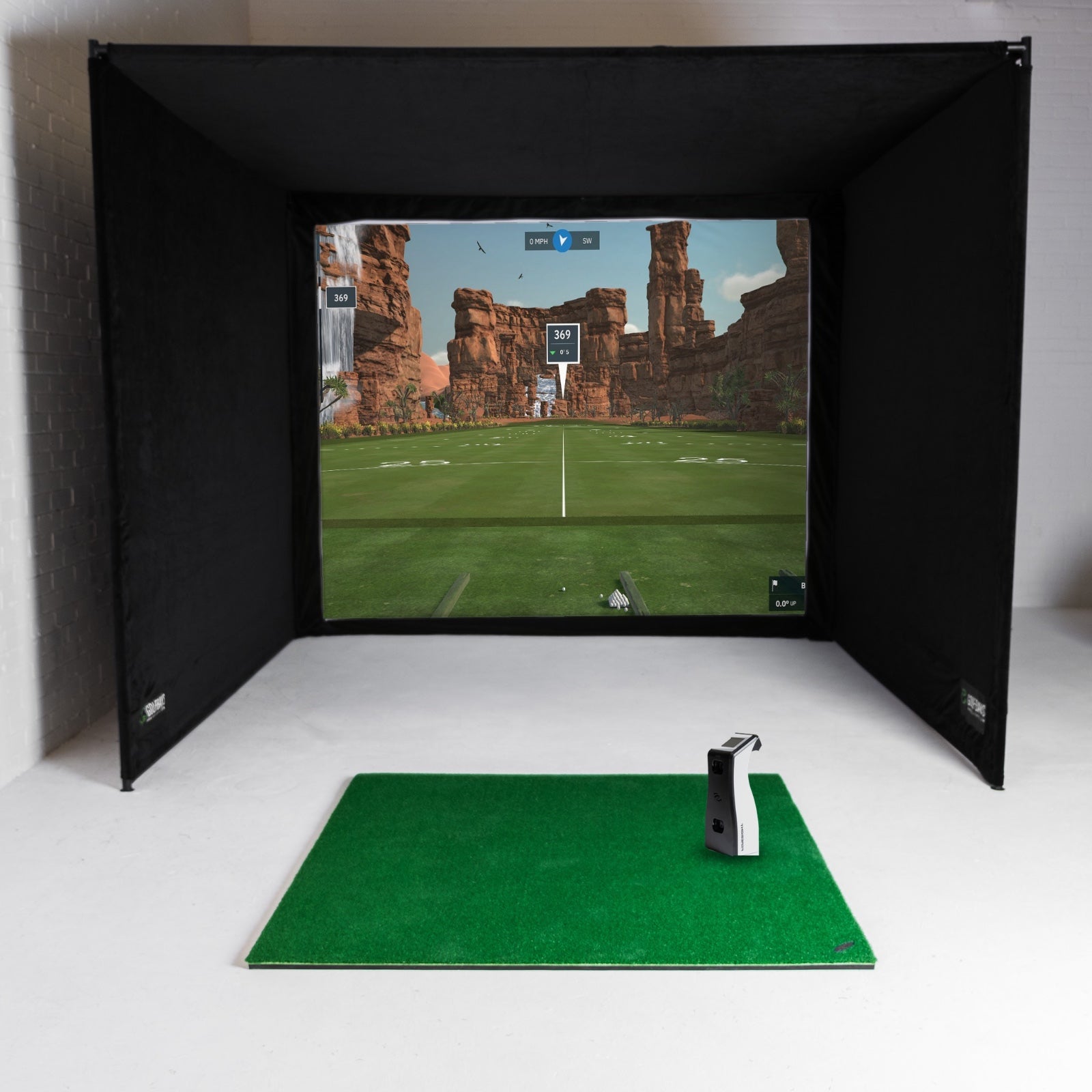 Bushnell Launch Pro Indoor SimBox Thuisgolfsimulator Volledig Pakket