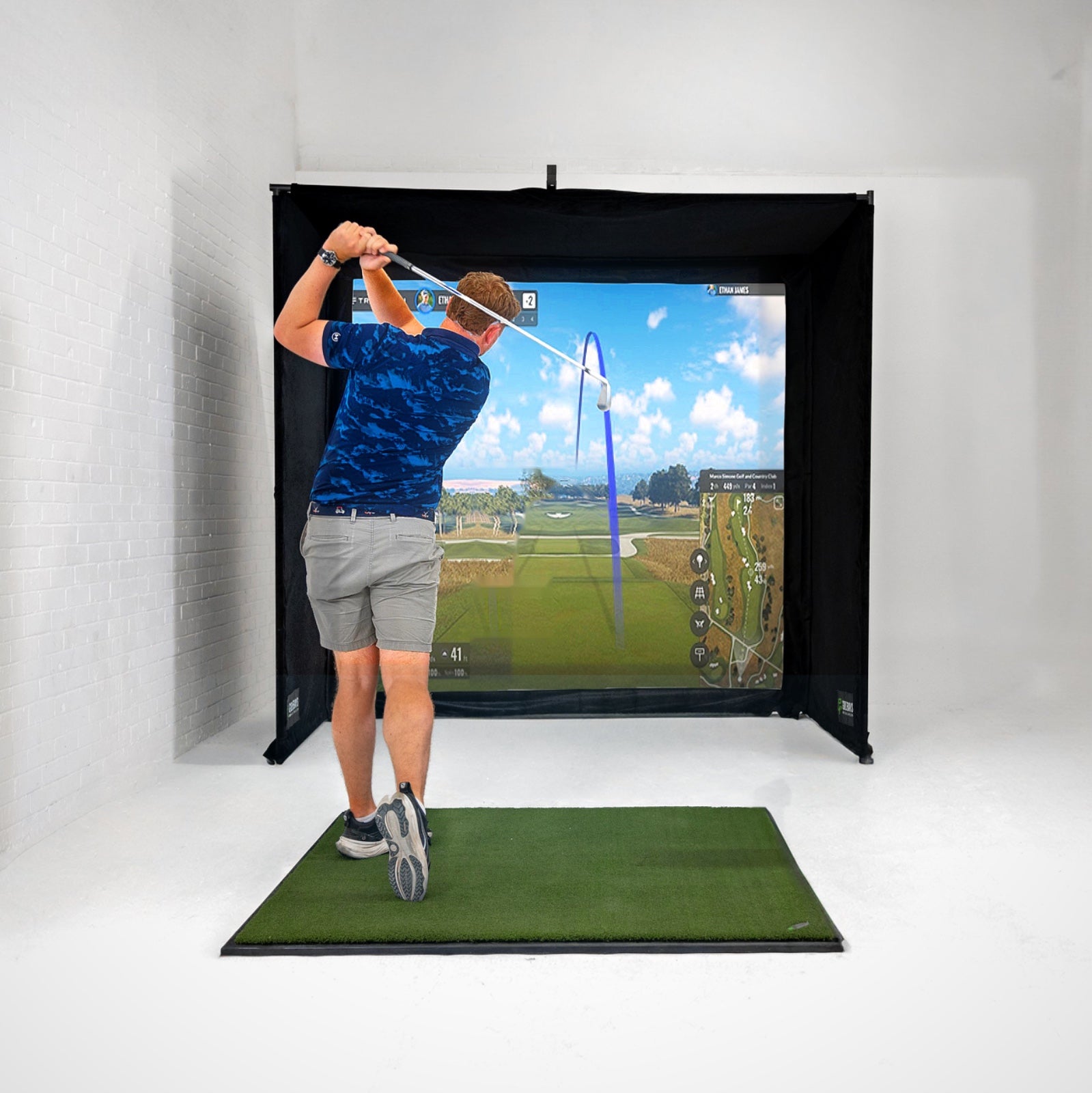 SimBox golfsimulatorbehuizing - 7 maten